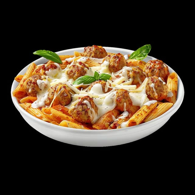 Baked Mostaccioli/Ziti.