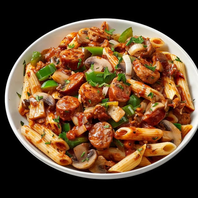 Traditional Sausage & Green Pepper.
